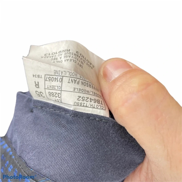 Ted Baker London Jefferson wool trouser 35 Reg 35 x 30 - Picture 5 of 5